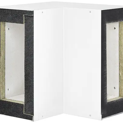 Angolo interno tehalit FWK 90 E90/E30 100×260mm, bianco traffico 