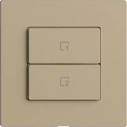 Poussoir scène 2 scènes vertical/2T WLAN Edue Wiser sand 