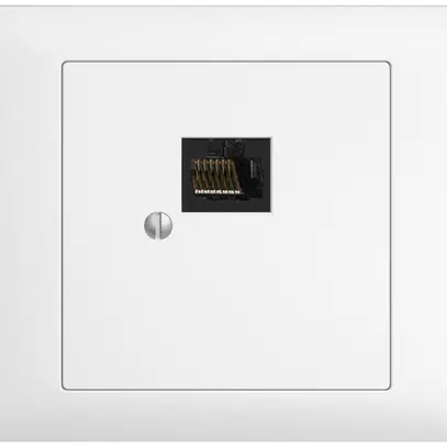 Boîte INC 1×RJ45/u 8P EDIZIOdue blanc R&M swissline 