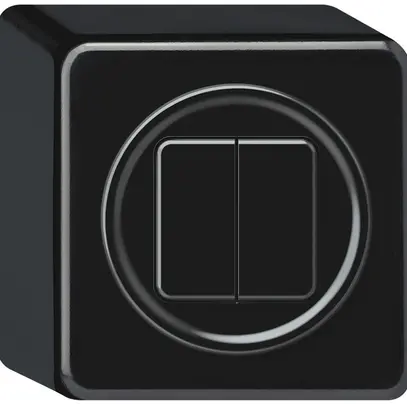 Pulsante KNX AP origin 2×tasti nero 
