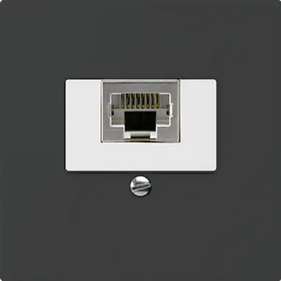 Scatola INC kallysto 1×RJ45s nero 