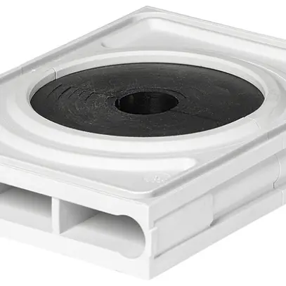 Flanschplatte Schurter HAK-Z-FL2R-SE 102×135×28mm Kunststoff Membran 