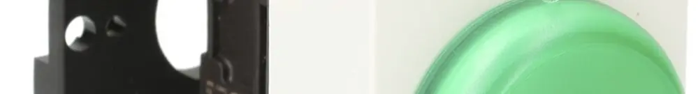 Lampada di segnalazione AMD K&N, 24VAC/DC, 2UM, calotta verde 