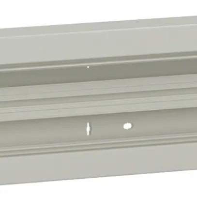 Brüstungskanal tehalit BR 85×130mm, Oberteil 80mm, verkehrsweiss 