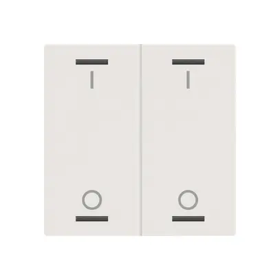 Wippe MDT BE-TAL60W211.B1 1T/4B f.Sensortasten weiss matt "I/O" 