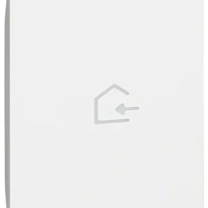 Coperchio tasto Living Now p.pulsanti MyHOME 2 moduli c.simbolo rientro bianco 