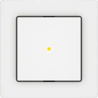 Contact à poussoir EDIZIO.liv SNAPFIX® ARK/1P éclairage frontal jaune bc 