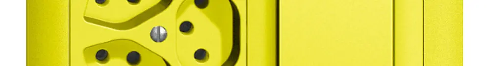 UP-Kombination EDIZIOdue 3×T13+3/1P lemon, horizontal 