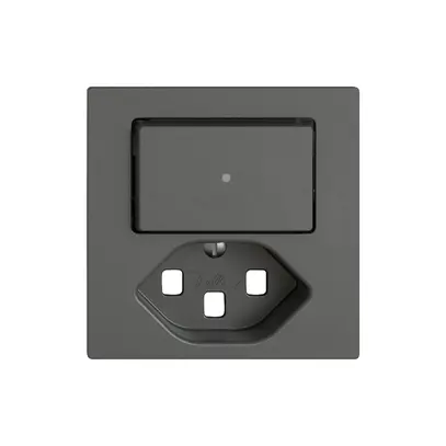 Kit di montaggio EDIZIO.liv SNAPFIX® p.combi.T23 c.1 tasto c.lente front.grs 