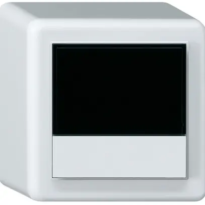 Termostato ambiente KNX AP origin con display 88×88×54mm bianco 