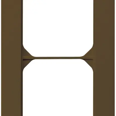 Telaio di copertura INC kallysto.pro 2×1 marrone 94×154mm 