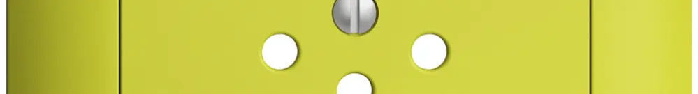 UP-Frontset EDIZIOdue lemon 88×88mm 1×T12 