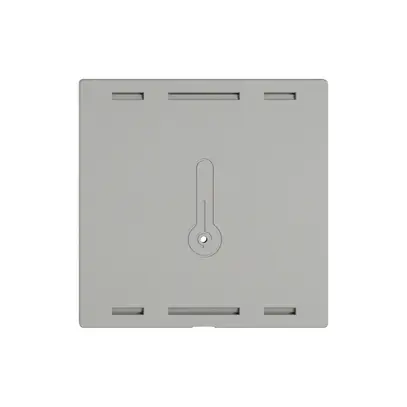 Abdeckset EDIZIO.liv Wiser SNAPFIX® für Raumtemperatursensor 60×60mm hgu 