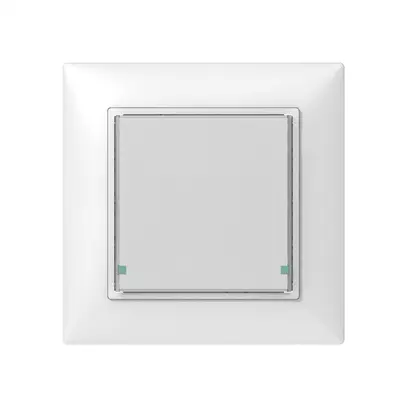 Sensore pulsante INC SIDUS KNX tipo B 1/2, bianco lucido 