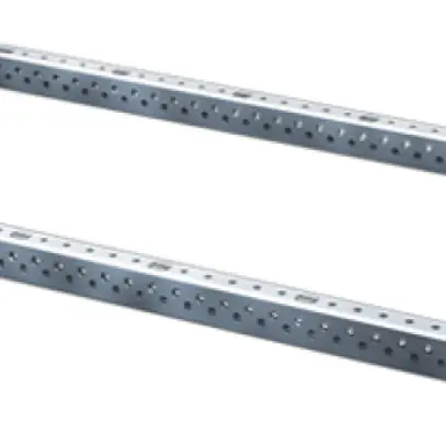 Barre profilée Rittal SV 9666.754 600mm pour AE 4UH gris 2pcs 