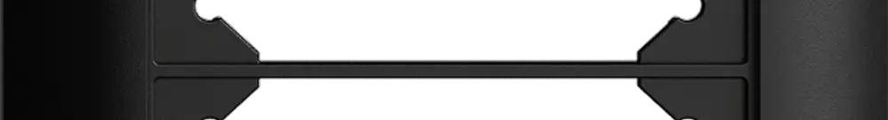UP-Kopfzeile EDIZIOdue 2×1 schwarz 