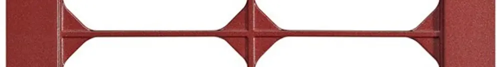 Telaio di copertura INC kallysto.trend 4×2 orient 154×274mm 