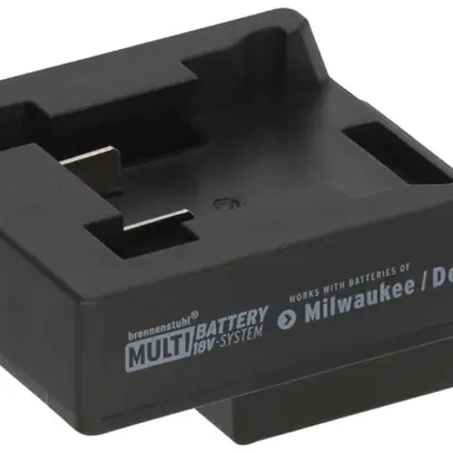 Adaptateur pour accu Brennenstuhl pour accu Milwaukee/Dewalt Multi Battery 18V 