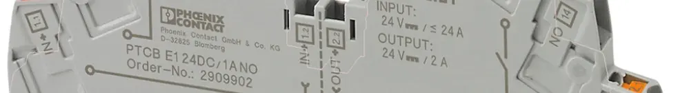 Interruttore di protezione PX PTCB E1 24DC/1A NO 