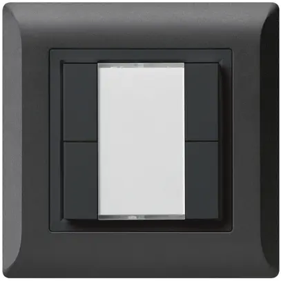 Pulsante multifunzionale INC kallysto.line KNX RF 4×nero 