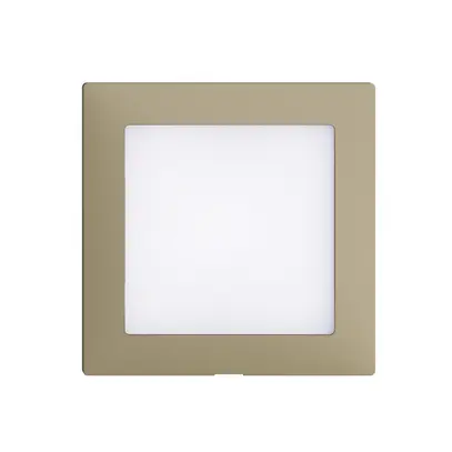 Kit frontale EDIZIOdue sand 60×60mm per lampada LED 