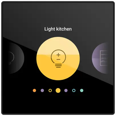 Unità di controllo SmartHome Niko NHC 3.6” 83×83×11.5mm 