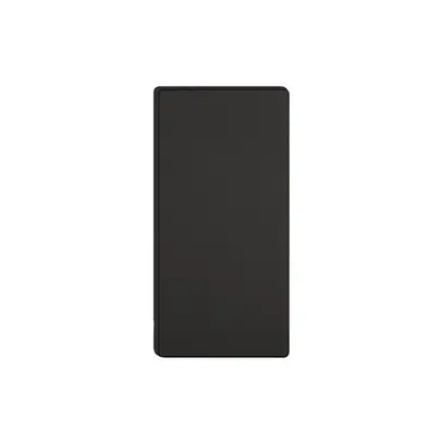 Poussoir 1/2 EDIZIO.liv Wiser avec SNAPFIX® horiz.sans symbole no 