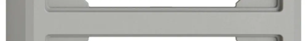 Capot AP EDIZIO.liv SNAPFIX® pour 2 appareils GX.54.A gris clair 