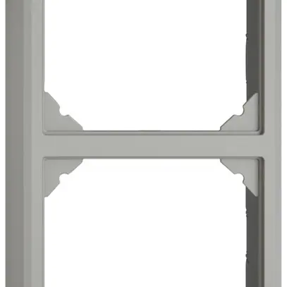 Capot AP EDIZIO.liv SNAPFIX® pour 2 appareils GX.54.A gris clair 