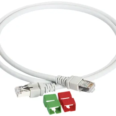 Câble patch Feller EASYNET RJ45 0.5m non blindé U/UTP cat.6, gris 