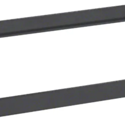 Zoccolo Hager FZ913WE 849×100×375mm completa nero acciaio 