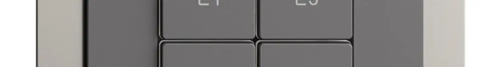 Pulsante scena INC 4 scene/4T Edue Wiser grigio scuro 
