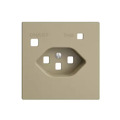 Kit frontal EDIZIOdue pour prise FI F, T23, sand 