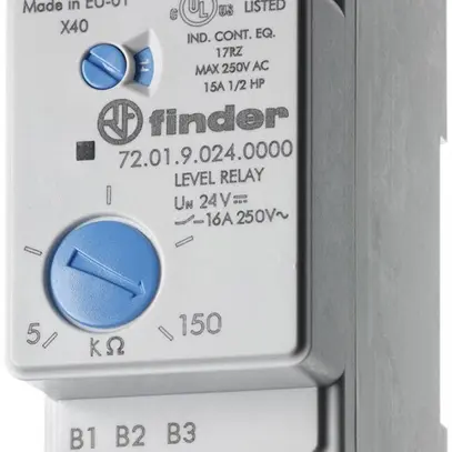 Relè di sorveglianza di livello AMD Finder 72.01 230VAC 5…150kΩ 