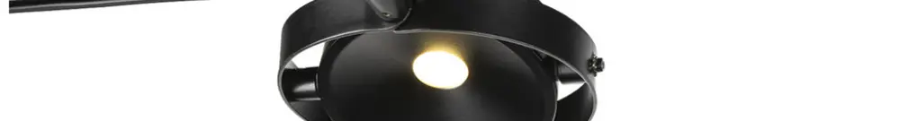 Spot LED SLV TENSEO DURNO 6W 360lm 2700K Ø125×26.5mm nero 