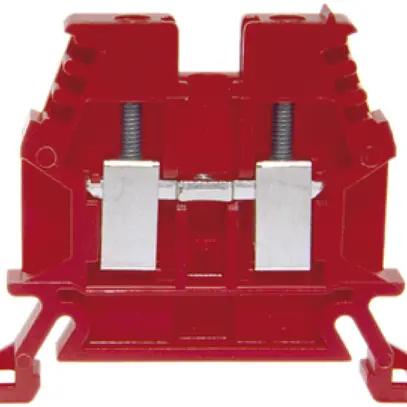 Durchgangs-Reihenklemme Woertz 0.5…2.5mm² 24A 1000V Schraubanschluss 2×1 TH35 ro 