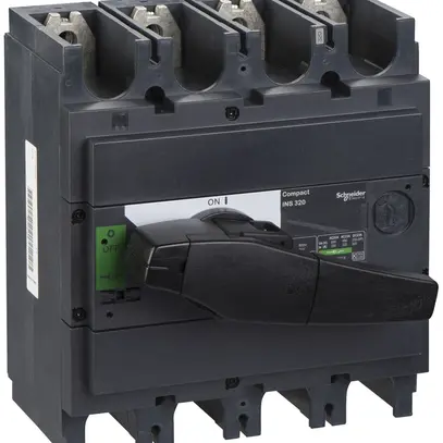Lasttrennschalter Schneider Electric INS 4L 320A mit Drehgriff schwarz 