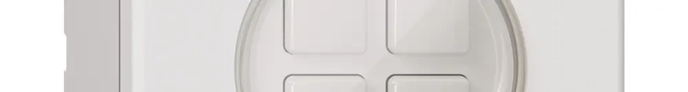 NAP-KNX-Taster 4× NEVO RGB mit Temperaturfühler weiss 