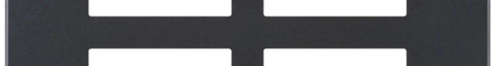 Intestazione INC Legrand Arteor 2×2, graphite 