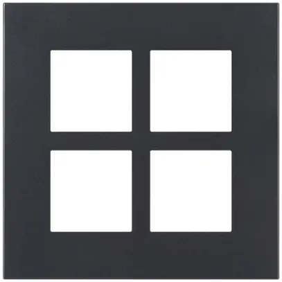 Intestazione INC Legrand Arteor 2×2, graphite 