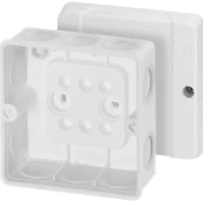 Scatola di derivazione AP Hensel DE9341 bianco 