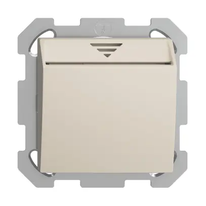 Interrupteur Hotelcard ENC 250VAC 1L EDIZIOdue crema 