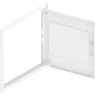 Porta media con cornice SE Pragma bianco per 2parte/4file 