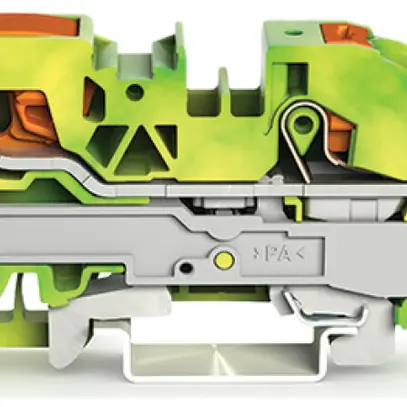 Borne de protection WAGO TOPJOB-S 16mm² 3L vert/jaune série 2116 