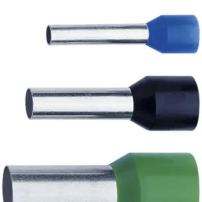 Embout de câble type A isolé 0.34mm²/6mm turquoise 