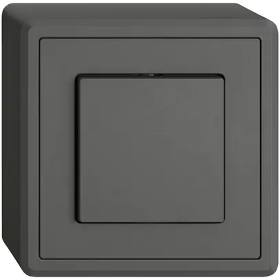 Interrupteur à poussoir AP EDIZIO.liv SNAPFIX® permutateur 6/1L grf 