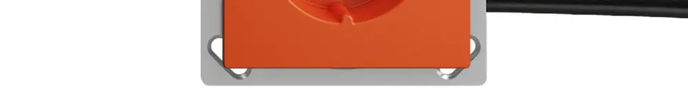 EB-Steckdose EDIZIOdue T25 orange für Flachkabel Technofil 