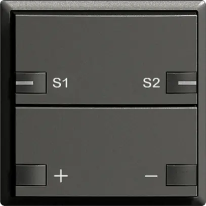 Universaldimmer ZEP 1K/2T Hauptstelle Szene EDIZIOdue schwarz 