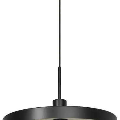 Lampada sospesa LEDVANCE Decor Plate E27 1×15W Ø400mm nero/beige 