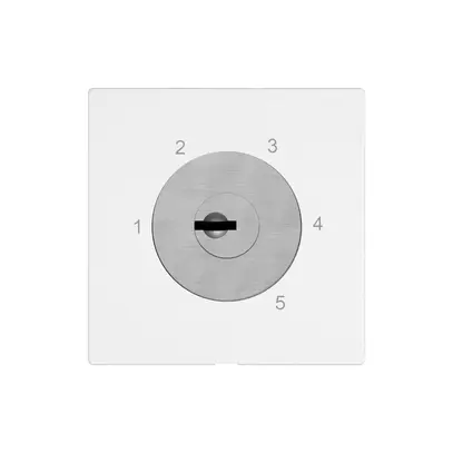 Interruttore a chiave EDIZIO.liv c.KABA 1262KA/5000 5 liv.2P 1-2-3-4-5 p=87mm bi 